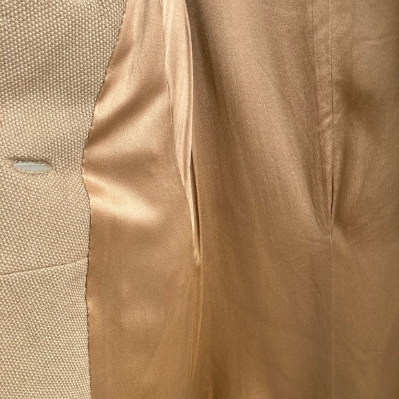 1960s vintage mink collar wool coat - Picture 5 of 7